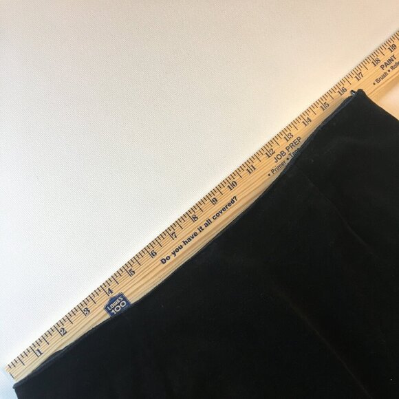 Relativity Skirt Size 14 Black Velour Midi Length Career Classic Holiday - Picture 6 of 12
